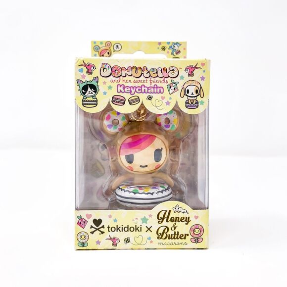 tokidoki Accessories - tokidoki x Honey & Butter Exclusive Donutella Collectible Keychain 2018, NIB